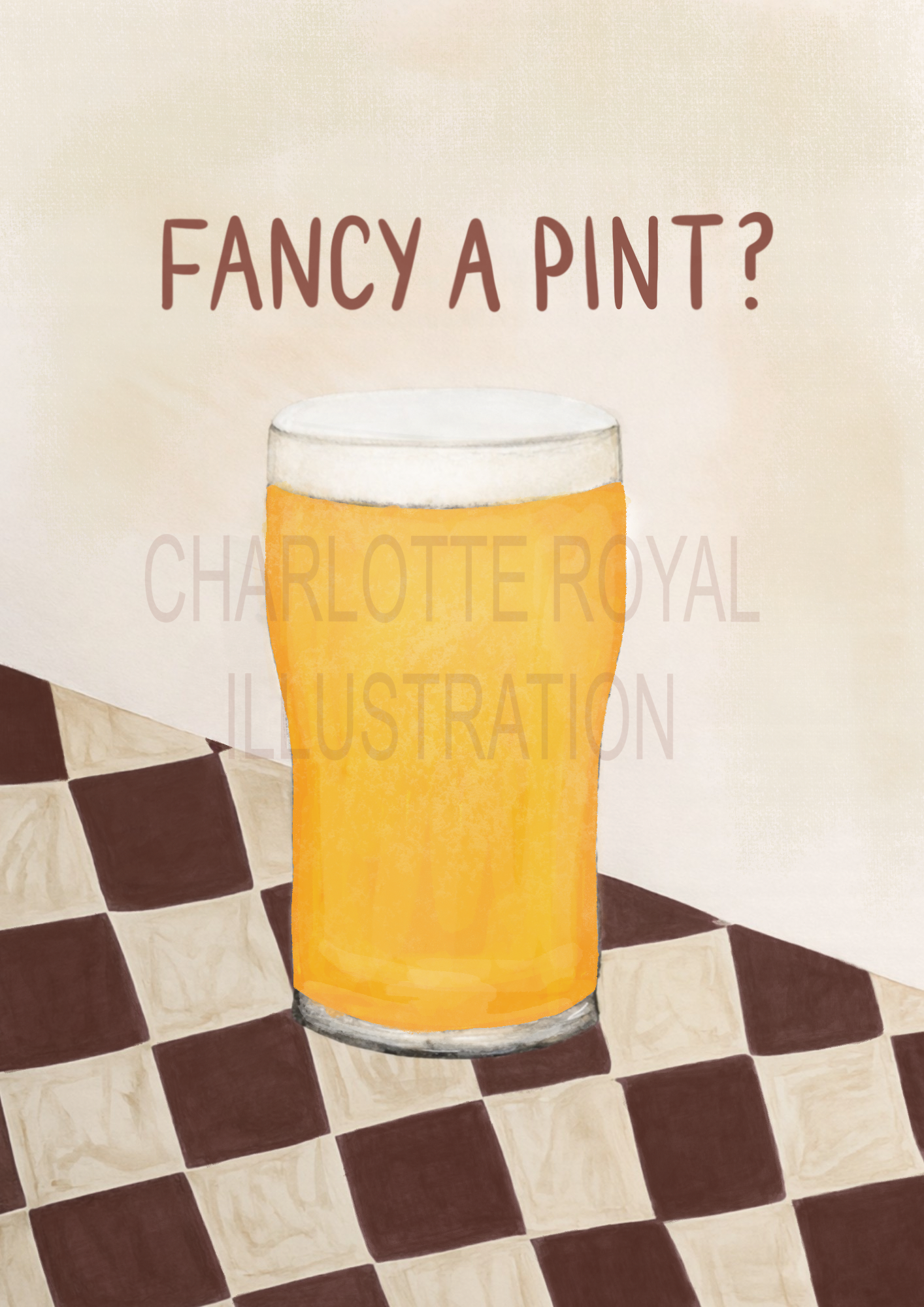 Fancy A Pint Print
