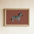 Zebra In Terracotta