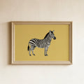 Zebra In Yellow