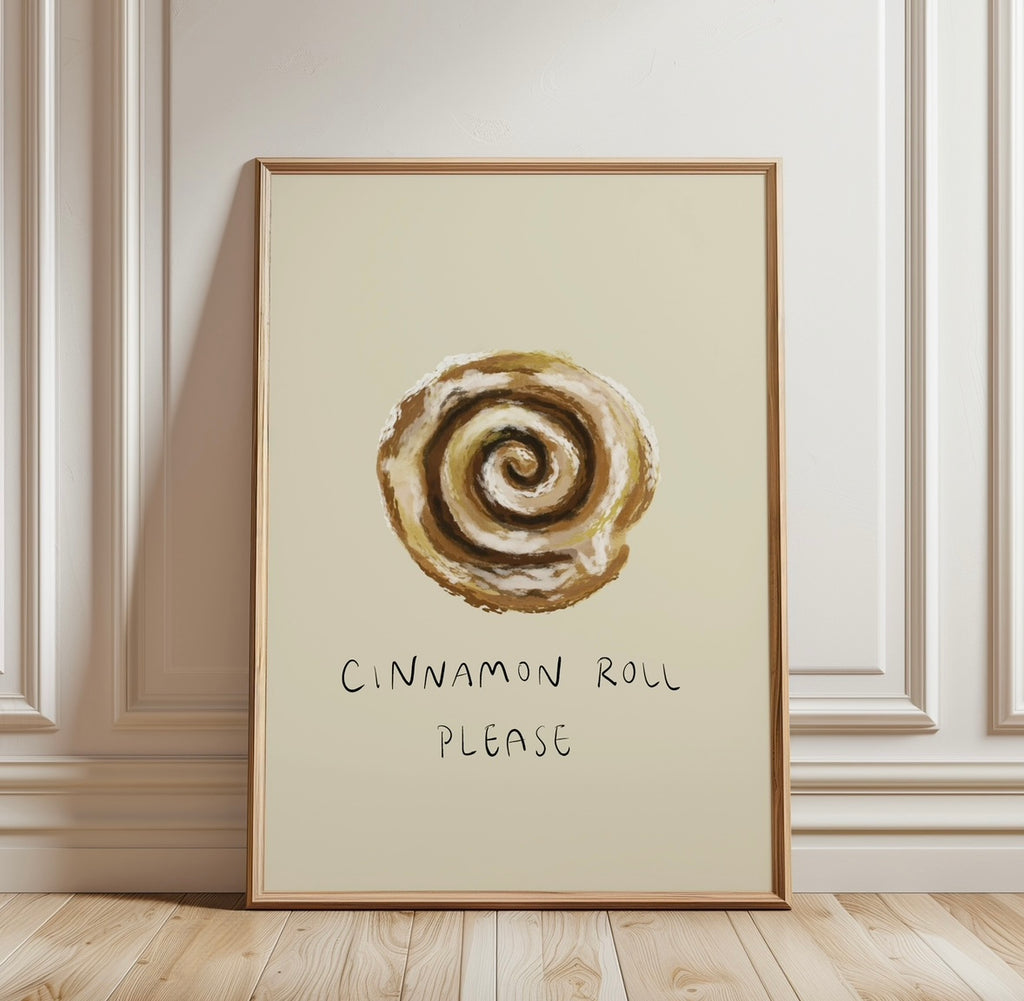 Cinnamon Roll Print
