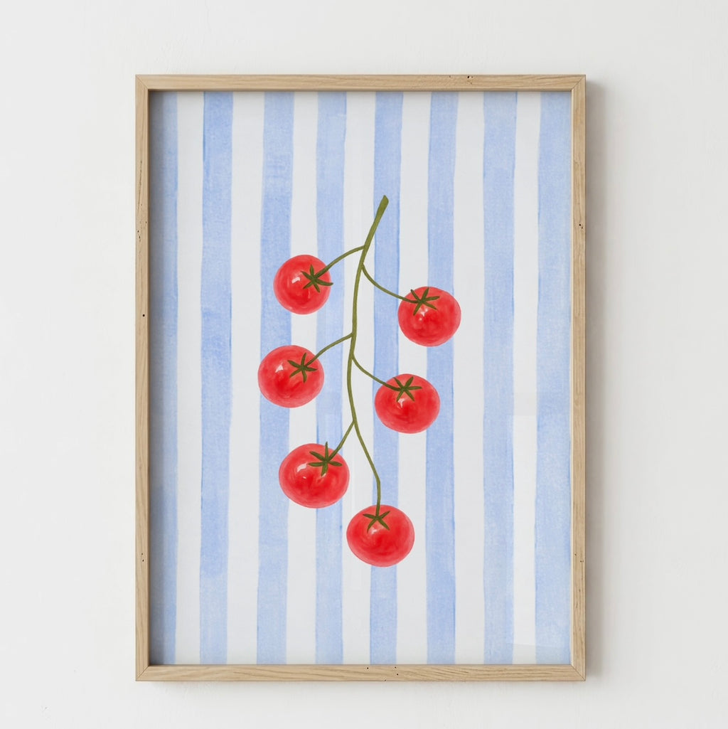 Tomatoes In Blue