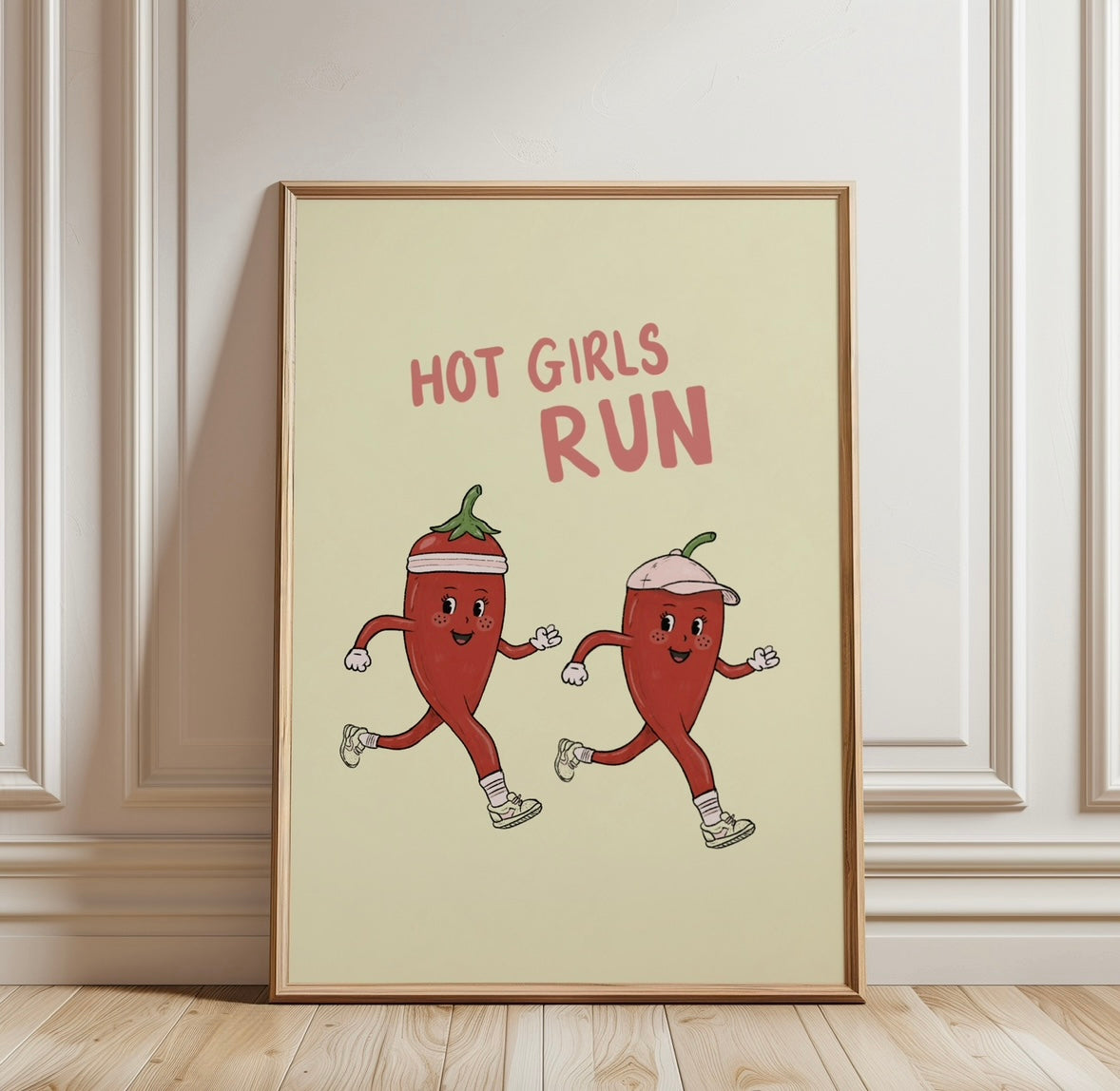 Hot Girls Run Print