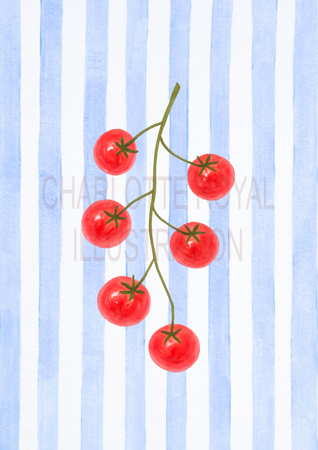 Tomatoes In Blue