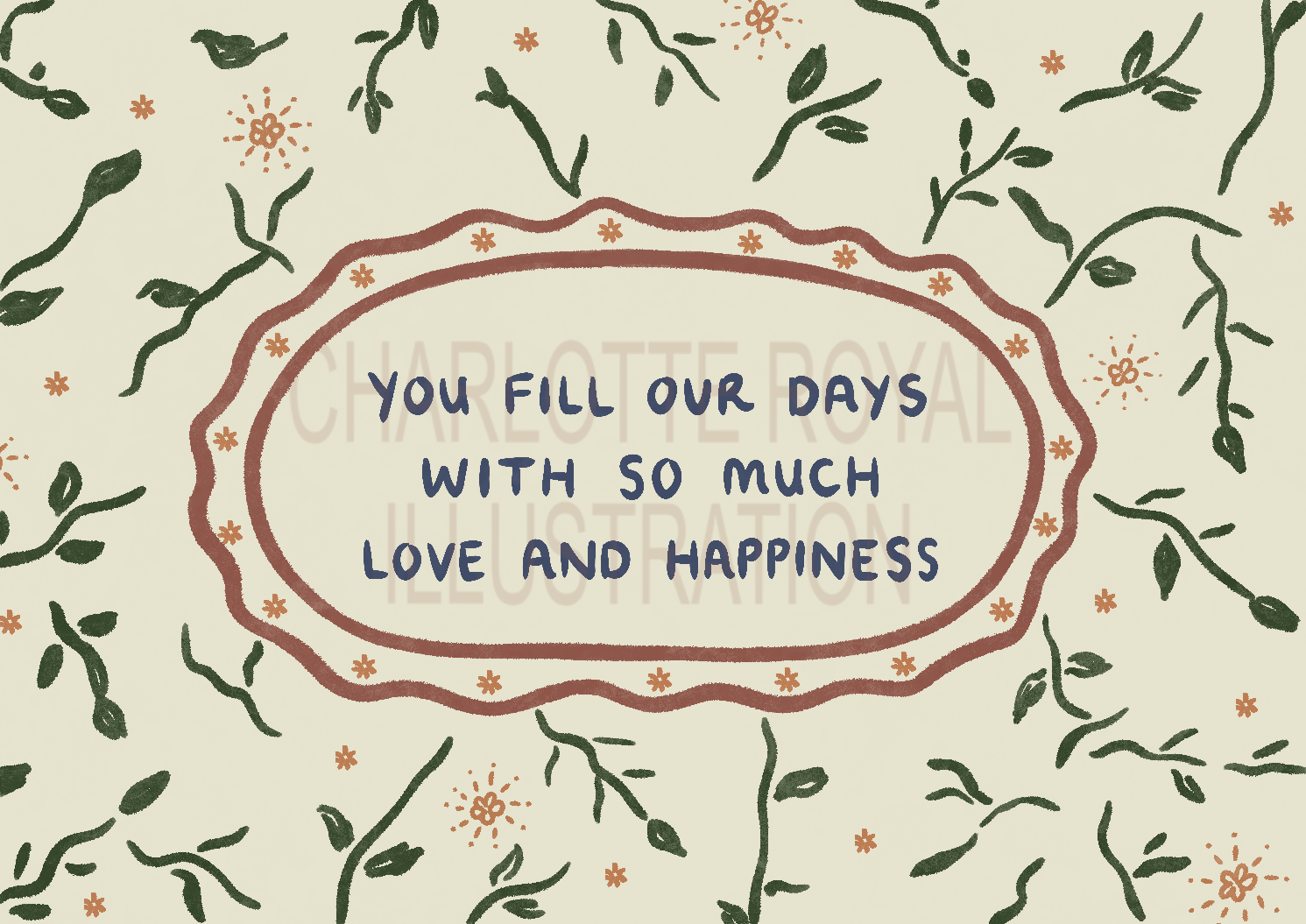 You Fill Our Days
