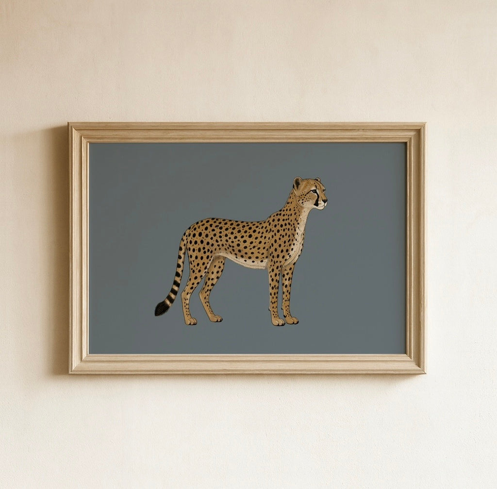 Cheetah in Blue