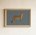 Cheetah in Blue
