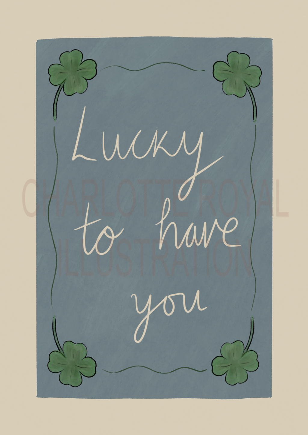Lucky to have you