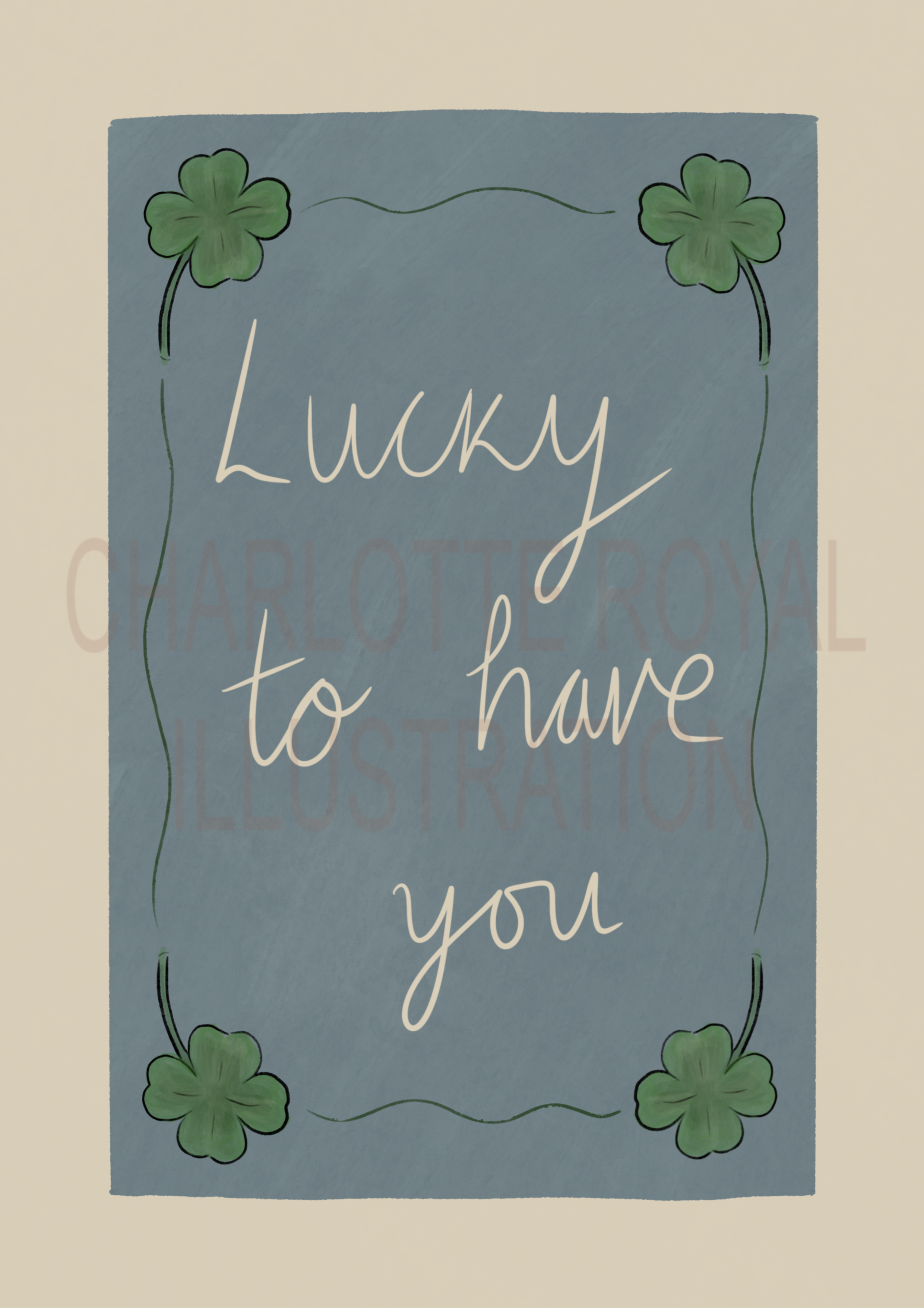 Lucky to have you